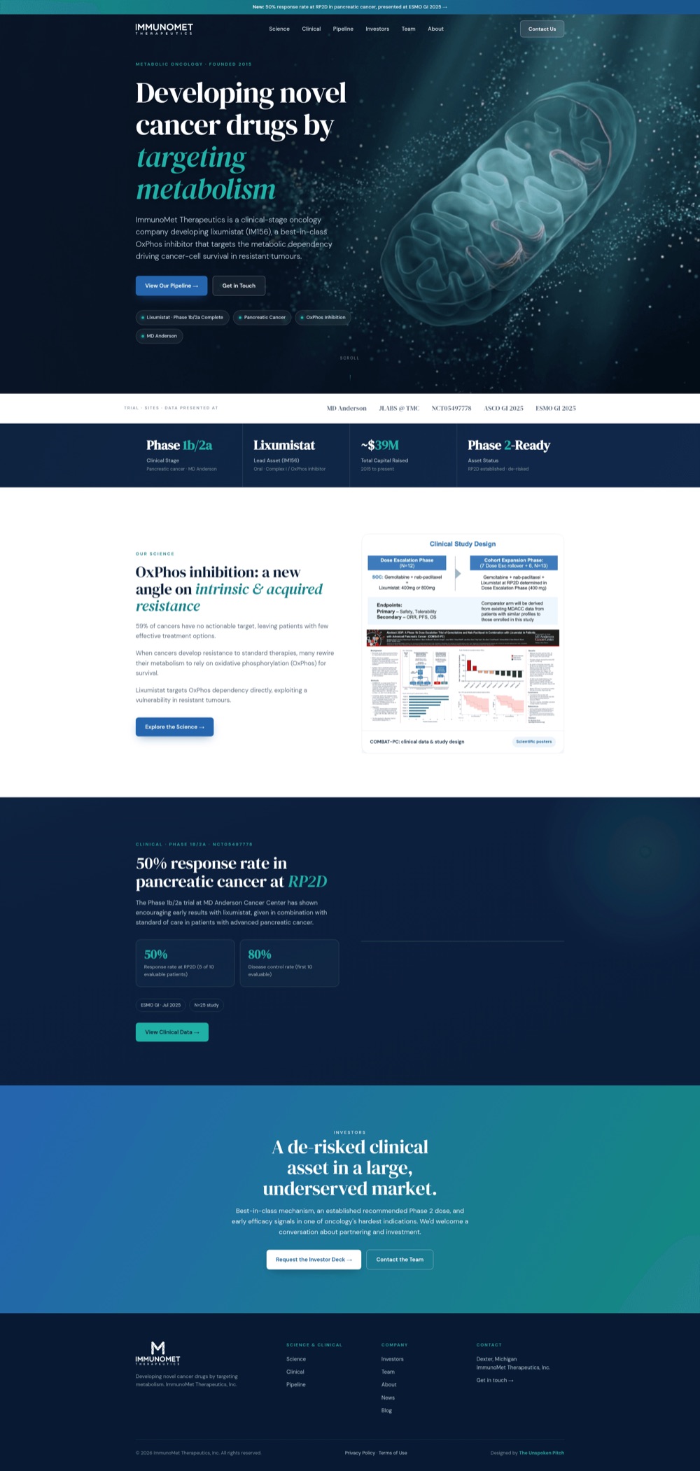 ImmunoMet website