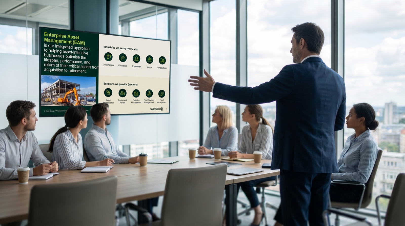 Presenting to a boardroom