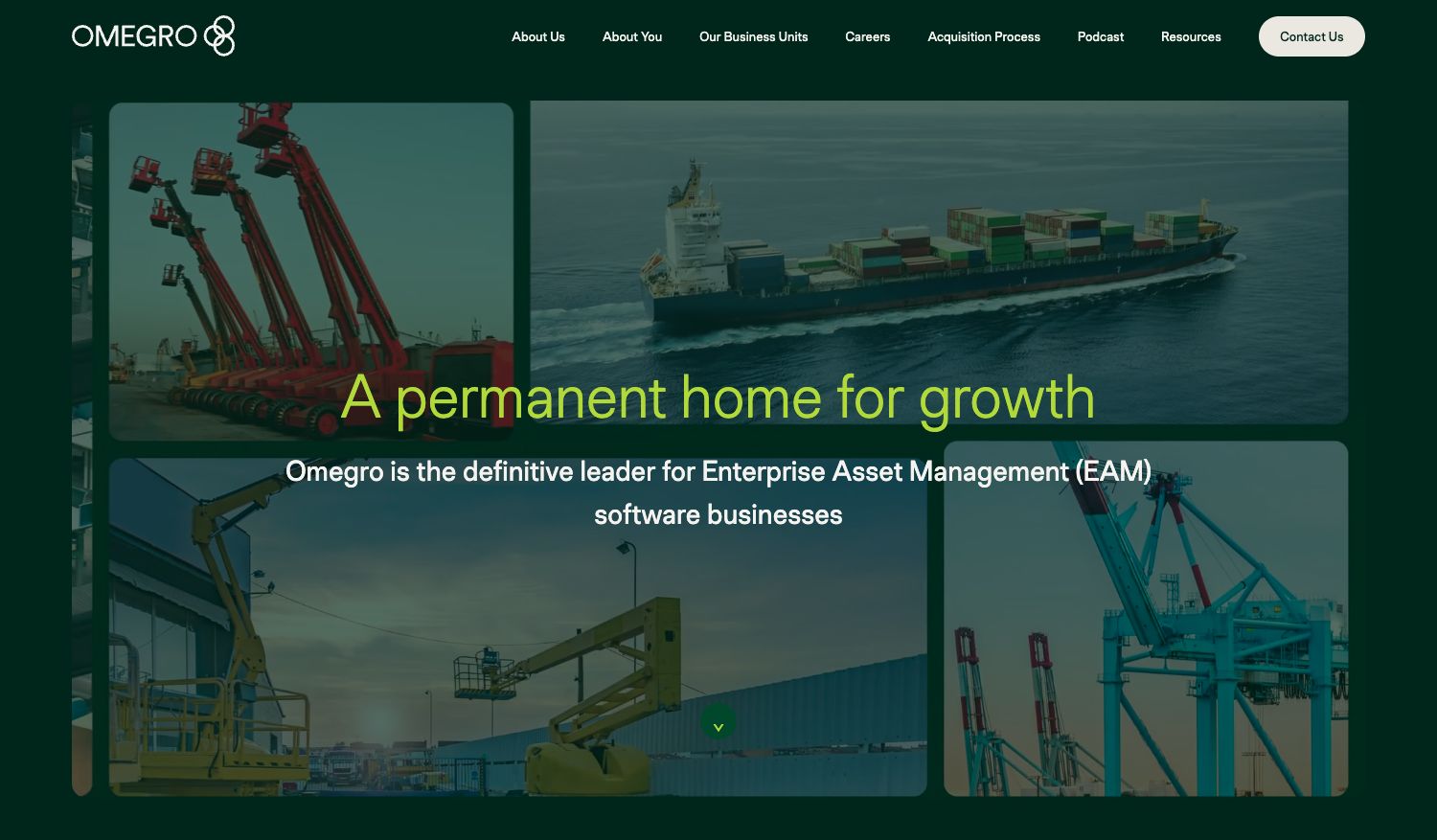 Omegro website